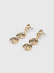 Zamie Earrings Gold