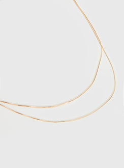 Dressed Up Dainty Chain Belt Gold