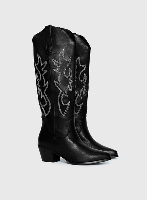 Billini Urson Boots Black / White
