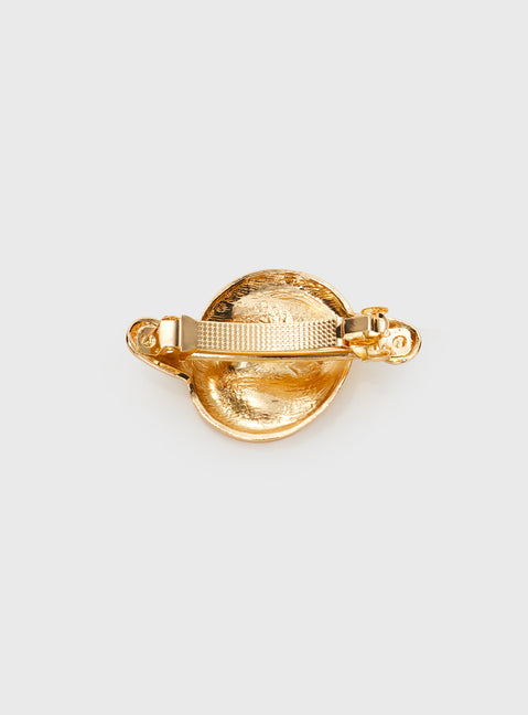 Salacia Hair Clip Gold