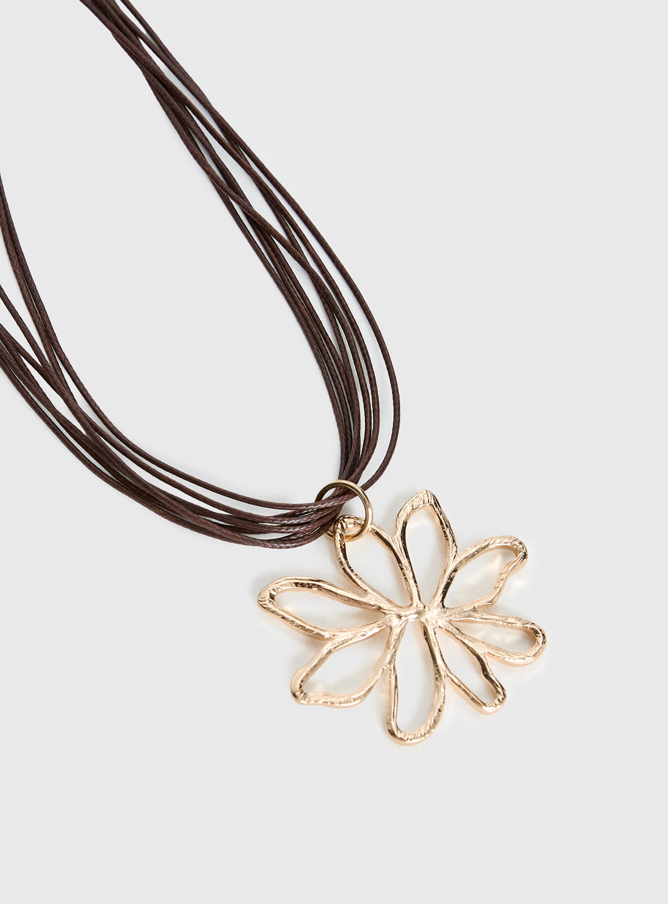 Sylvee Pendant Necklace Brown / Gold