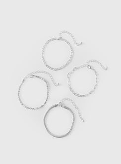 Esmerie Bracelet Set Silver