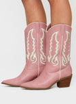 Billini Norva Boots Pink / Ivory