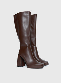 Montgomery Boots Matte Brown