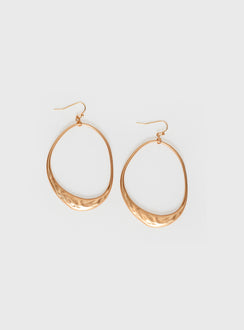 Earrings Gold-toned, stud fastening Princess Polly Lower Impact 