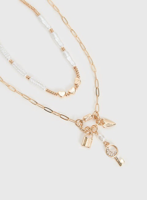 Victorea Necklace Set Gold