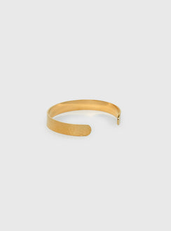 Bridgeta vergoldetes Manschettenarmband Gold