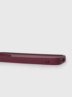 Emory iPhone Case Burgundy
