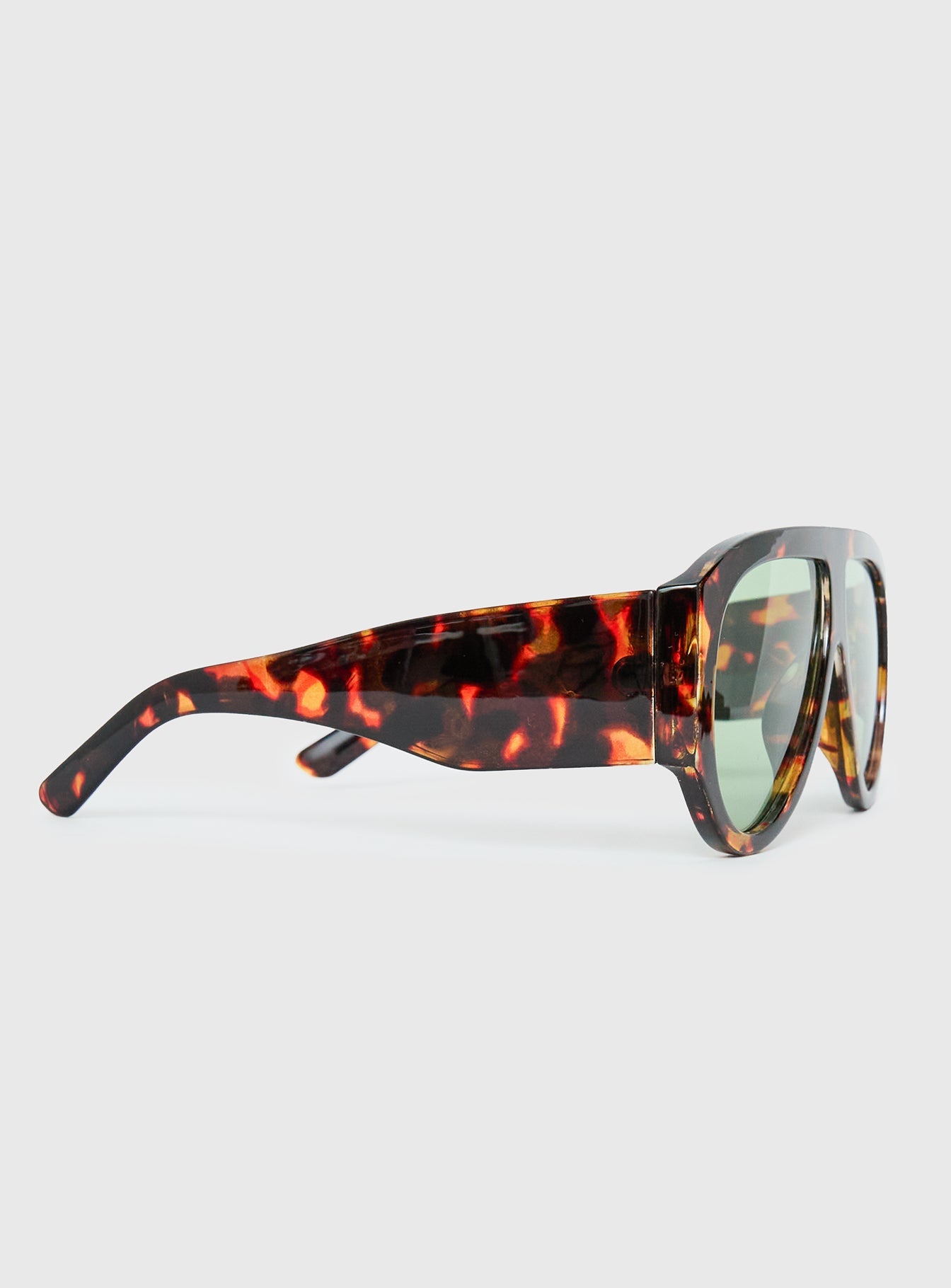 Nobody But You Übergroße Sonnenbrille Schildpatt