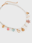 Works A Charm Necklace Multi