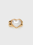 Adria Pearl Ring Gold