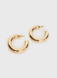 Samwell Chunky Earrings Gold