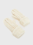 Charel Mittens White