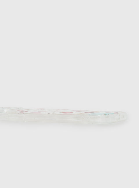 Just A Girl Iphone Case Clear / Pink