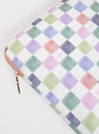 Princess Polly Laptop Case Multi Check