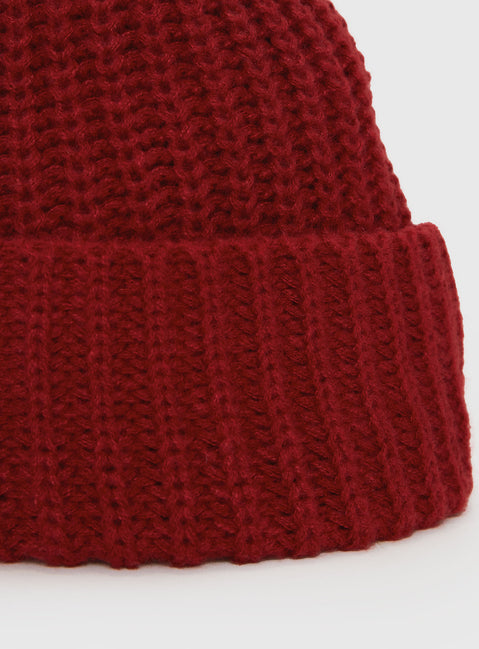 Cold Out There Beanie Red