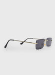 Indi Sunglasses Black / Gold