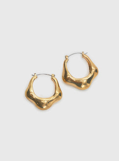 Maesie Hoop Earrings Gold