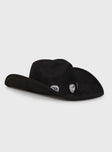 Paolio Cowboy Hat Black