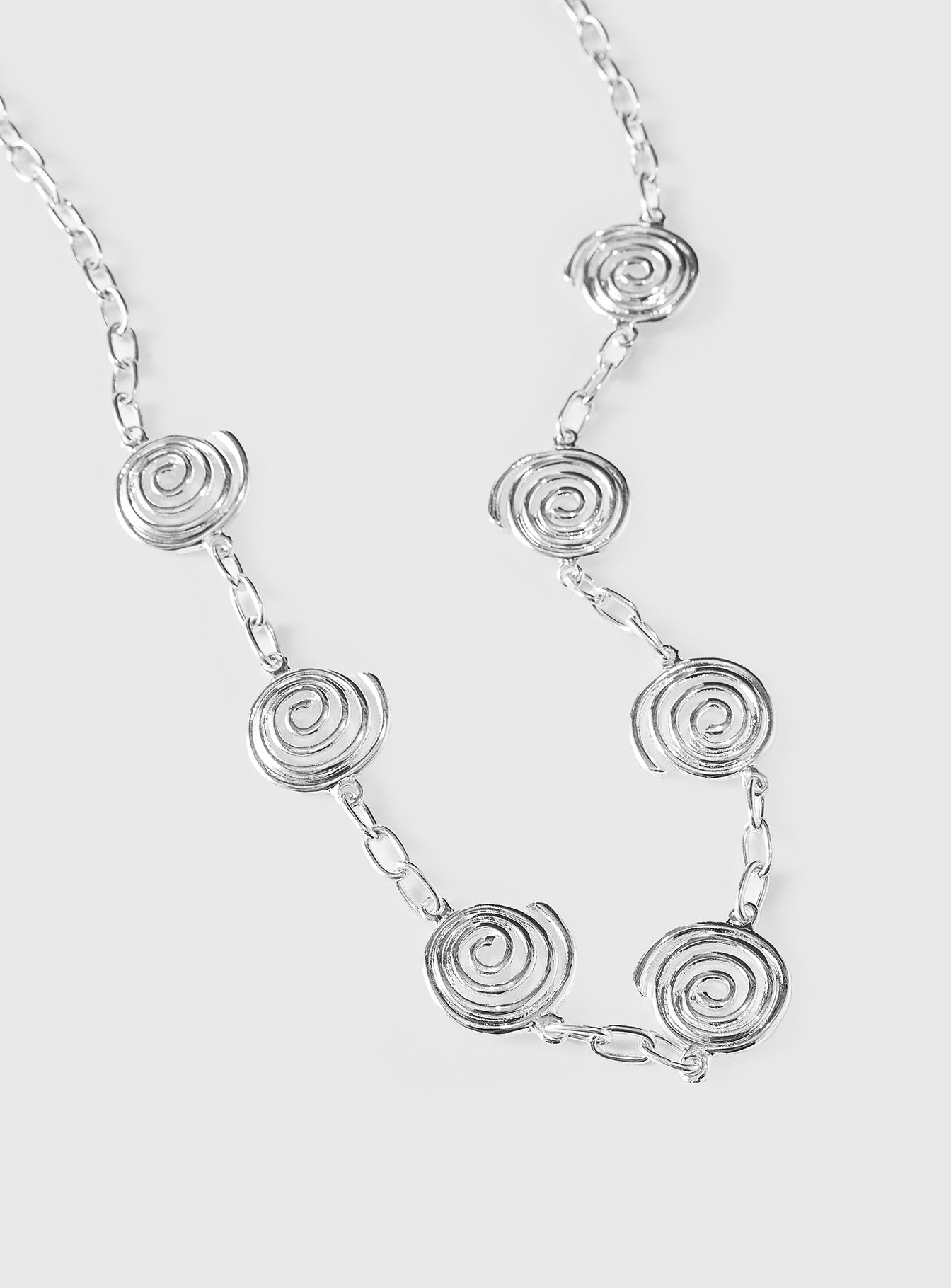 Afterglow Spiral Belt Silver
