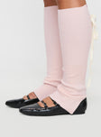 Swan Lake Leg Warmers Pink