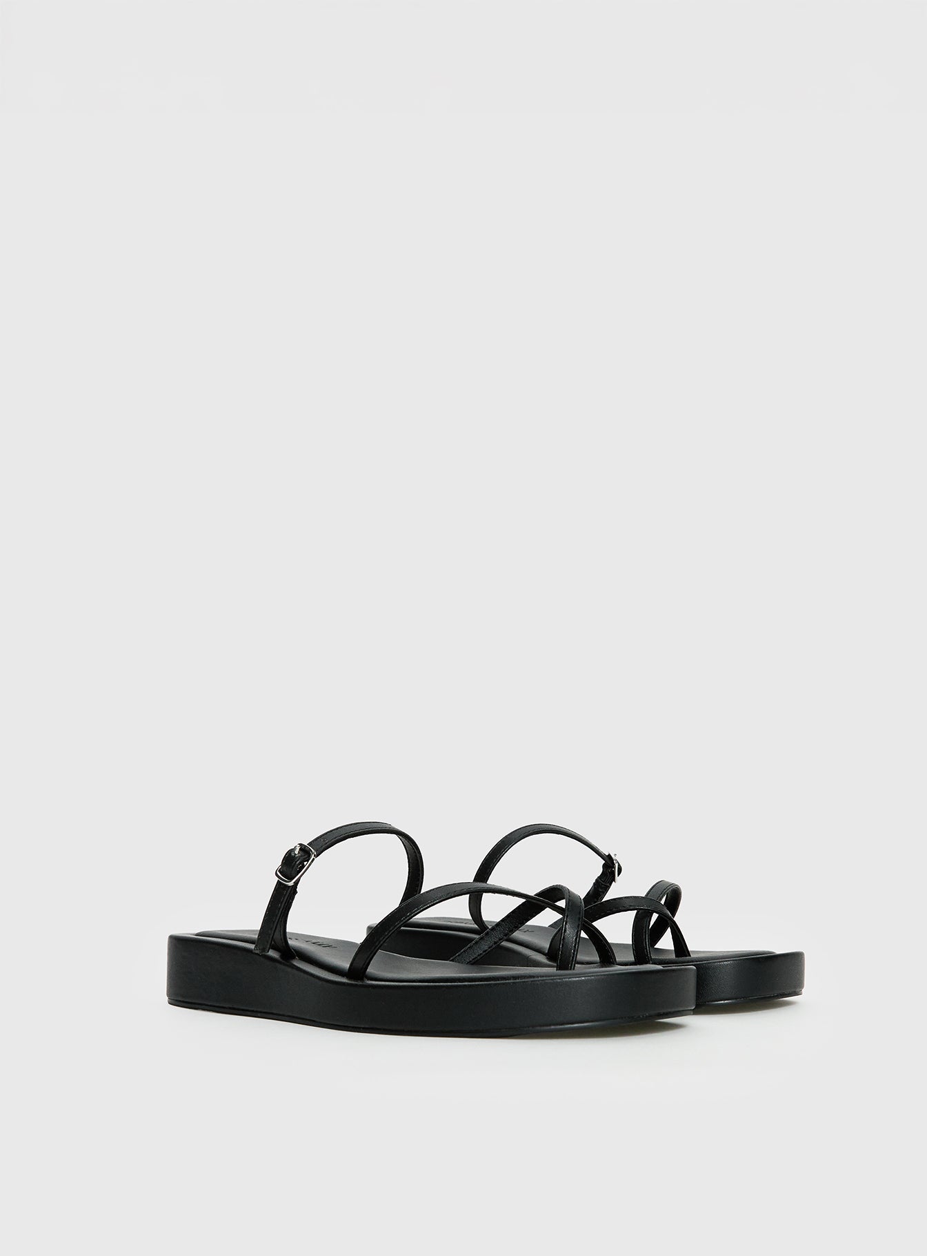 Riki Mini Belt Sandals Black