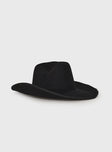 First Rodeo Cowboy Hat Black