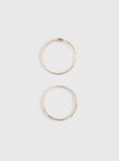 Glitter And Honey Diamante Bracelet Pack Gold