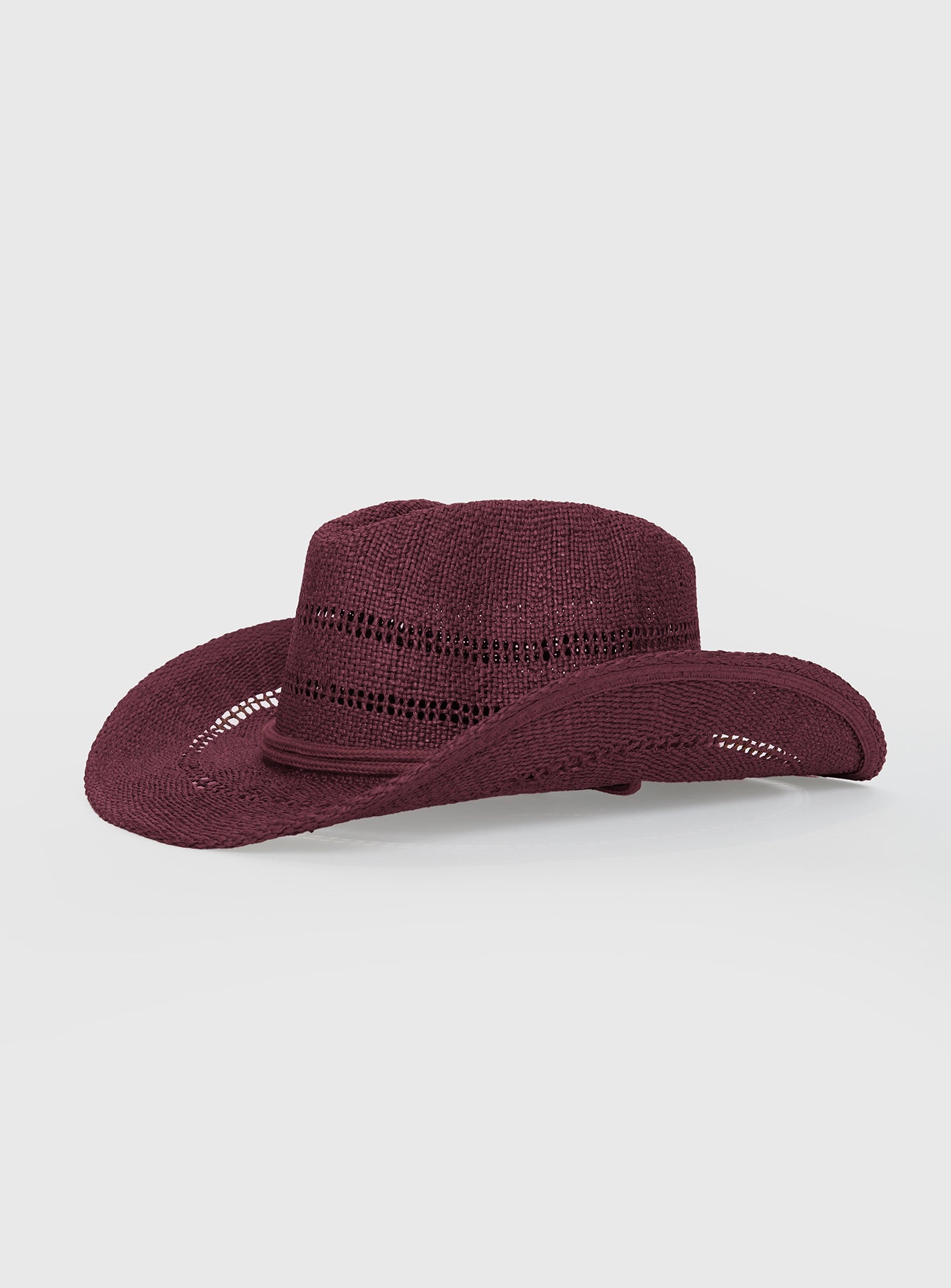 Mid Morning Cowboy Hat Burgundy