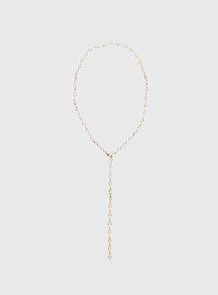 Elenita Long Necklace Gold