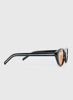 Full Focus Sonnenbrille Schwarz / Gelb