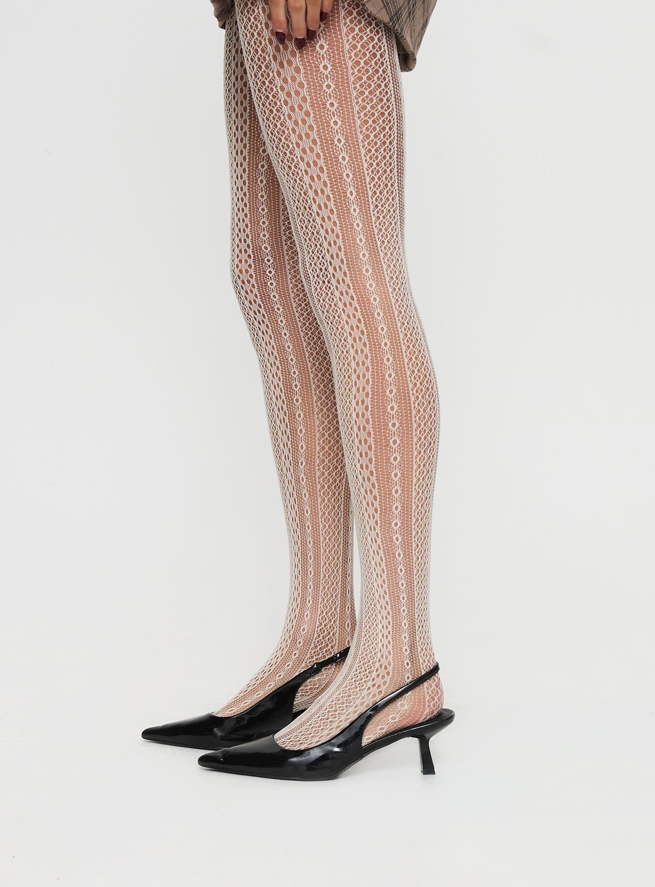 Vaugn Lace Stocking Cream