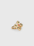 Venette Cross Ring Gold