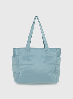 Delicacy Puff Tote Bag Blue