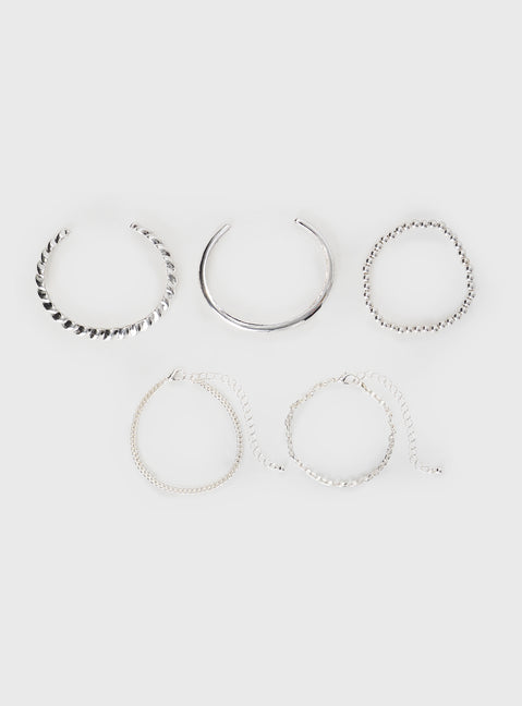 Cerena Bracelet Pack Silver