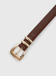 Secret Moments Belt Brown / Gold