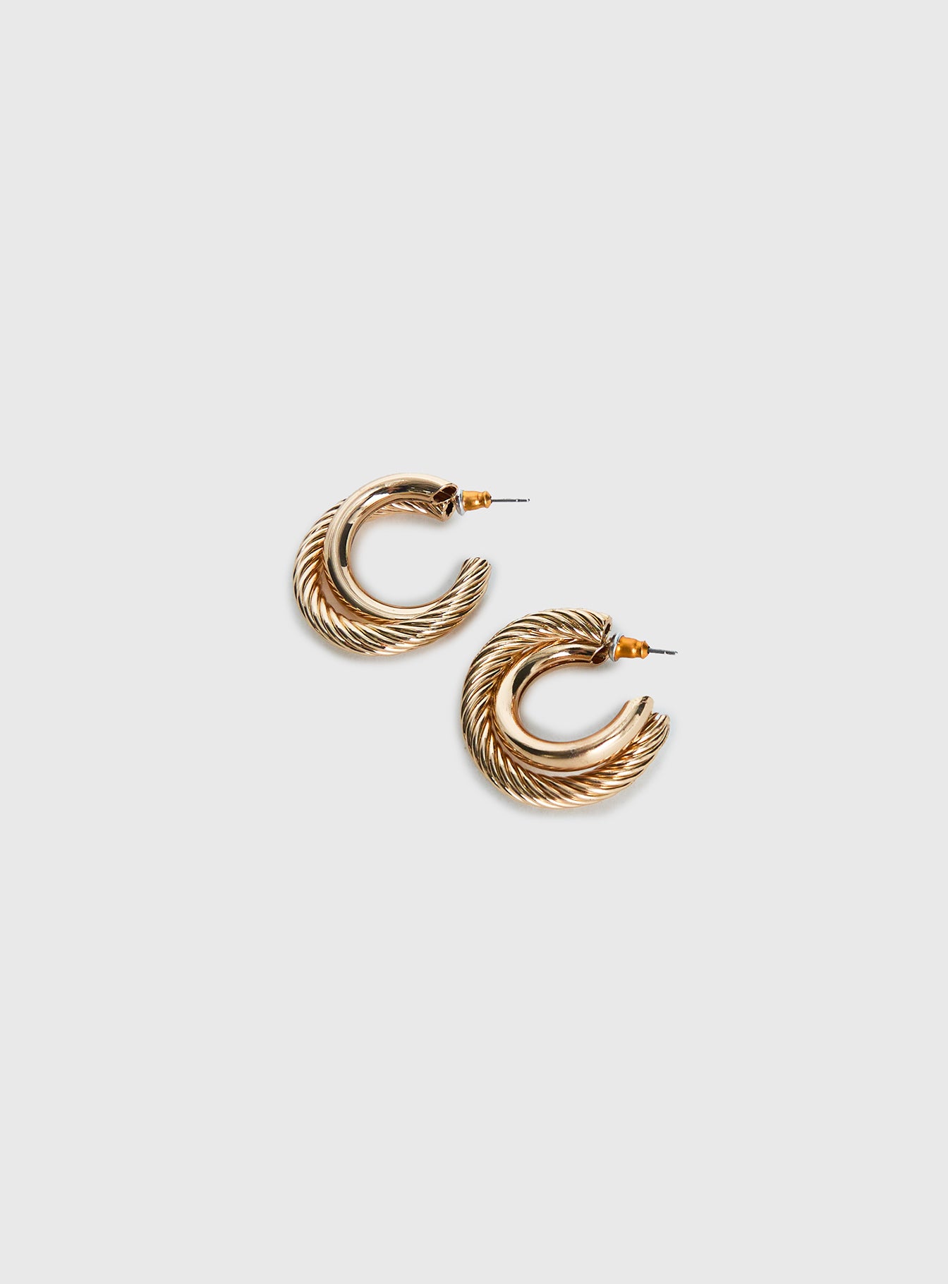 Aster Layered Hoops Gold