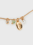 Charmy Necklace Gold