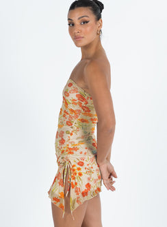 product Princess Polly Sweetheart Neckline  Donelli Mini Dress Multi