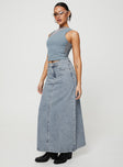 McGuane Denim Midi Skirt Petite