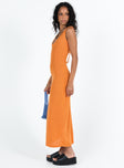 Princess Polly Plunger  Eberose Reversible Maxi Dress Orange