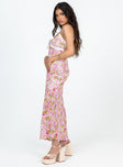 Princess Polly Sweetheart Neckline  Emily Maxi Dress Pink Floral Petite