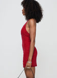 Idalia Mini Dress Red