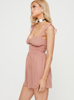 product Princess Polly Crew Neck  So Sweet Mini Dress Dusty Pink