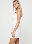 product Princess Polly Square Neck  Palmetto Angalise Mini Dress White