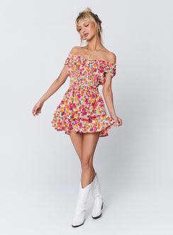 The Love Galore Romper Multi Floral