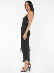 Princess Polly Sweetheart Neckline  Tramell Maxi Dress Black