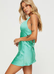 Maris Mini Dress Turquoise