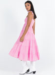 product Princess Polly Scoop Neck  Macer Maxi Dress Pink