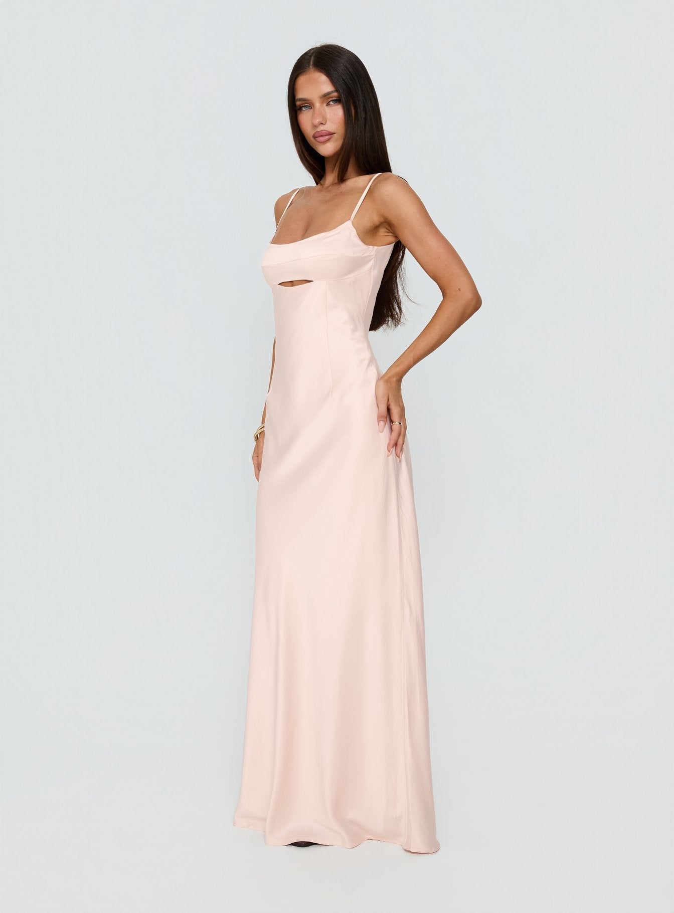Powell Maxi Dress Light Pink | Princess Polly Powell Maxi Dress Light Pink | Princess Polly